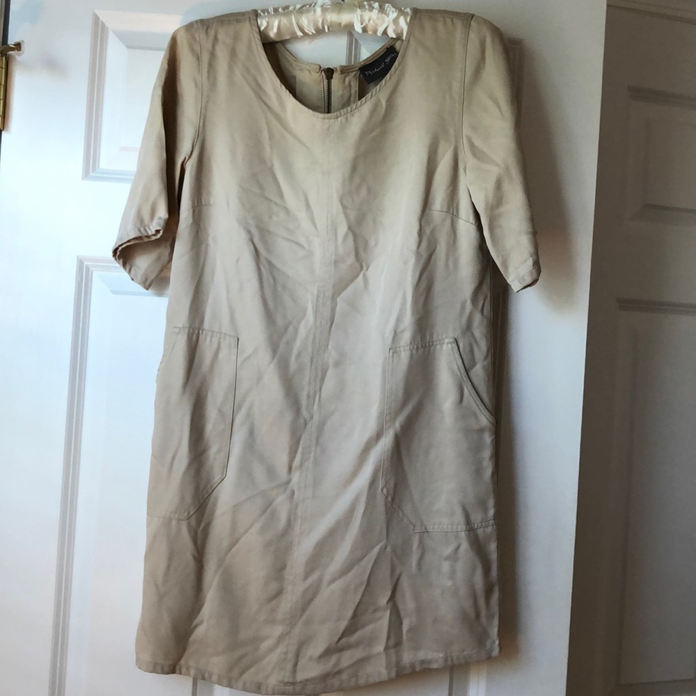 Michael Stars beige tunic with pockets
